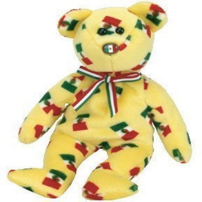 TY Beanie Baby - PINATA the Bear (Mexican Flag Nose)   